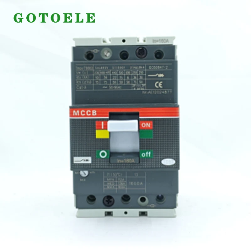 Disjoncteur à boîtier moulé série ABB TMAX 3P 63A - 1600A