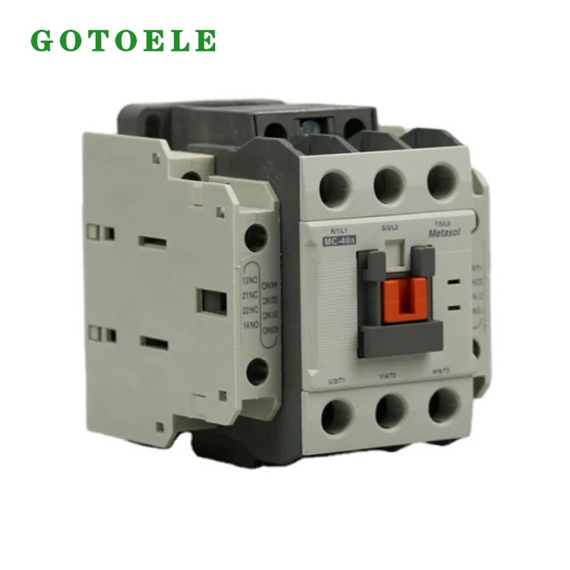 Contacteur magnétique AC MC-40A 3P 40A 18,5KW 1NO+1NC